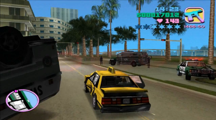 GTA Vice City 'The Job' Taxi Escape